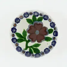Paperweight, Baccarat, c. 1848-55. Creator: Baccarat Glasshouse