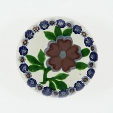 Paperweight, Baccarat, c. 1848-55. Creator: Baccarat Glasshouse