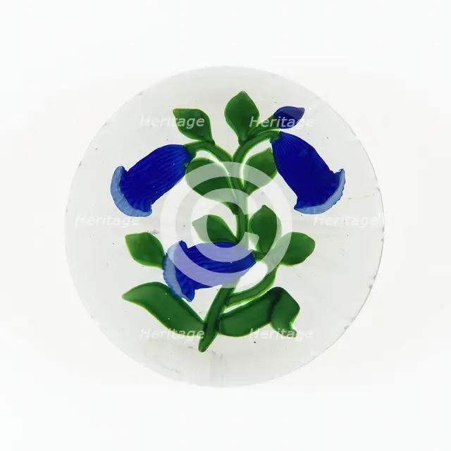 Paperweight, Baccarat, c. 1848-55. Creator: Baccarat Glasshouse.