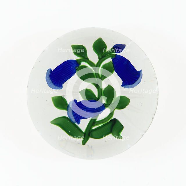 Paperweight, Baccarat, c. 1848-55. Creator: Baccarat Glasshouse.