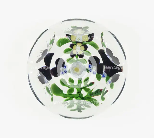 Paperweight, Baccarat, c. 1848-55. Creator: Baccarat Glasshouse.