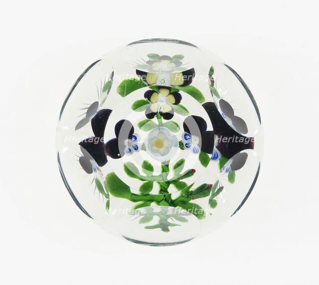 Paperweight, Baccarat, c. 1848-55. Creator: Baccarat Glasshouse.