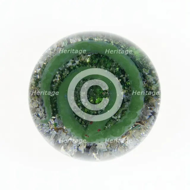 Paperweight, Baccarat, c. 1848-55. Creator: Baccarat Glasshouse.