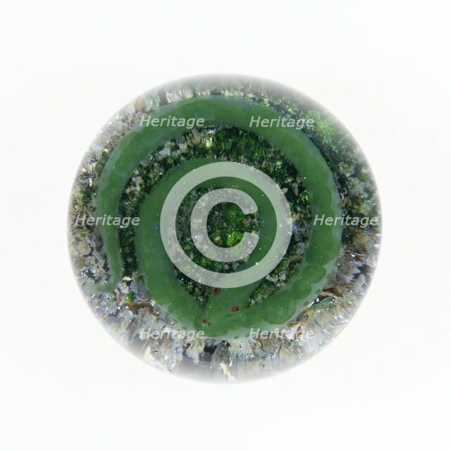 Paperweight, Baccarat, c. 1848-55. Creator: Baccarat Glasshouse.