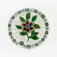 Paperweight, Baccarat, c. 1848-55. Creator: Baccarat Glasshouse