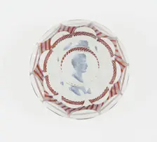 Paperweight, Baccarat, Mid 19th century. Creator: Baccarat Glasshouse
