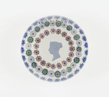 Paperweight, Baccarat, Mid 19th century. Creator: Baccarat Glasshouse