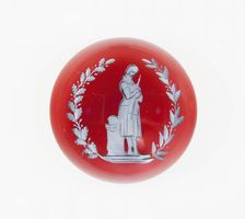 Paperweight, Baccarat, Mid 19th century. Creator: Baccarat Glasshouse