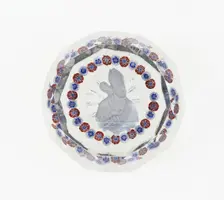 Paperweight, Baccarat, Mid 19th century. Creator: Baccarat Glasshouse
