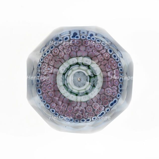 Paperweight, Birmingham, c. 1848-55. Creator: George Bacchus & Sons.