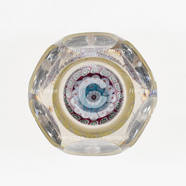 Paperweight, , c. 1845-1860. Creator: Baccarat Glasshouse.