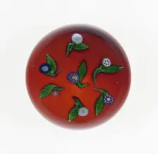 Paperweight, , c. 1845-1860. Creator: Saint-Louis Glassworks