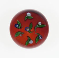 Paperweight, , c. 1845-1860. Creator: Saint-Louis Glassworks