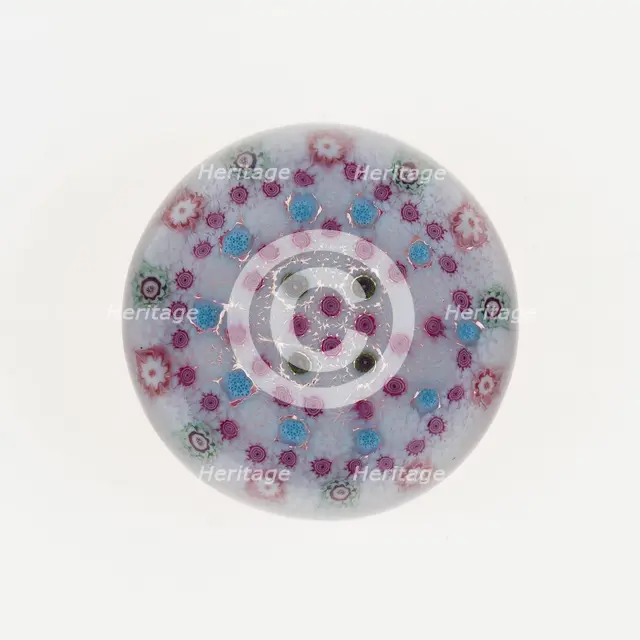 Paperweight, , c. 1845-60. Creator: Clichy Glassworks.