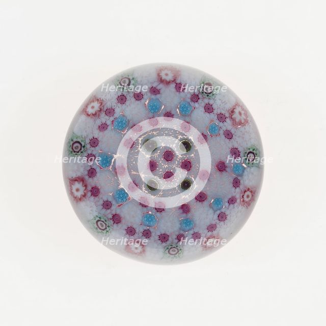 Paperweight, , c. 1845-60. Creator: Clichy Glassworks.