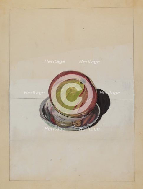 Paperweight, c. 1940. Creator: Gertrude Lemberg.