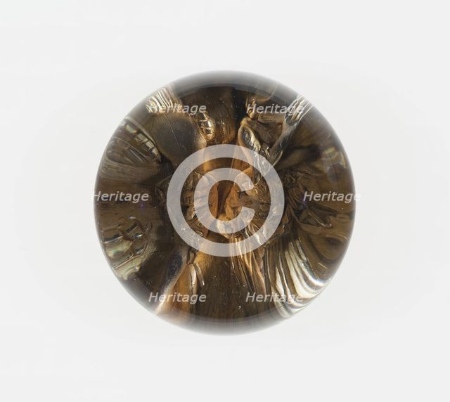 Paperweight, England, c. 1848-60. Creator: Unknown.