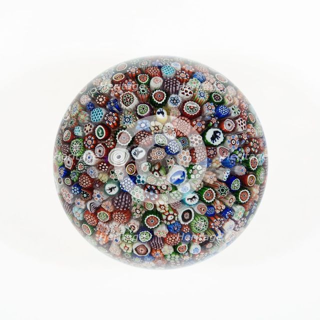 Paperweight, France, 1847. Creator: Baccarat Glasshouse.