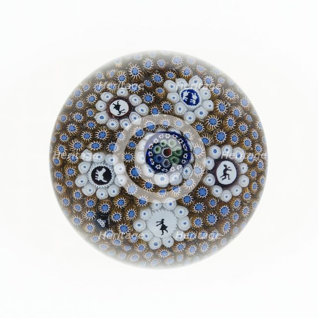Paperweight, France, 1848. Creator: Saint-Louis Glassworks.