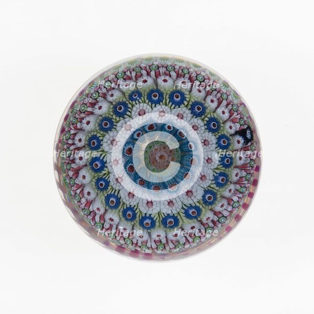 Paperweight, France, 1848. Creator: Saint-Louis Glassworks.