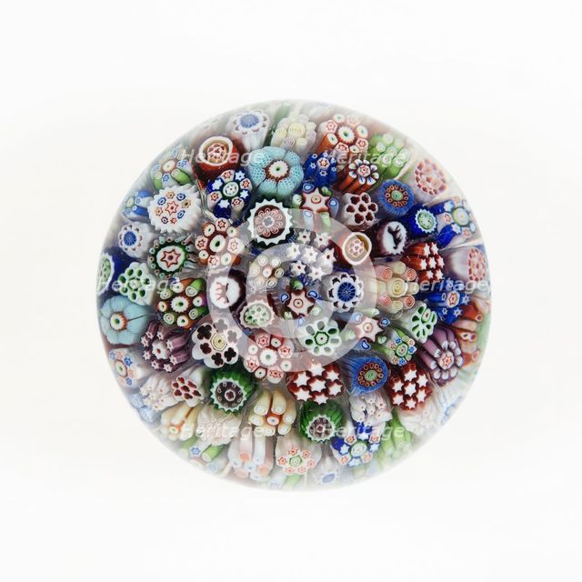 Paperweight, France, 19th century. Creator: Baccarat Glasshouse.