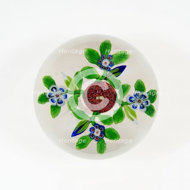 Paperweight, France, 19th century. Creator: Baccarat Glasshouse.