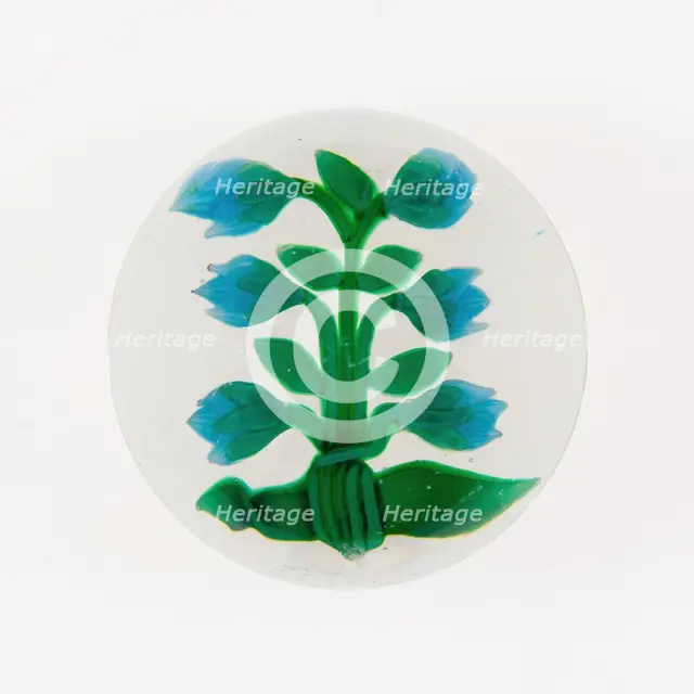 Paperweight, France, 19th century. Creator: Baccarat Glasshouse.