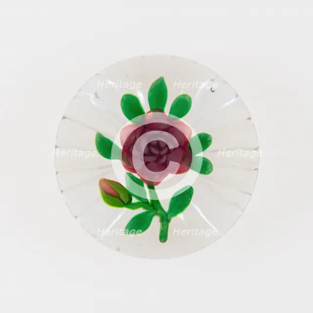 Paperweight, France, 19th century. Creator: Baccarat Glasshouse.