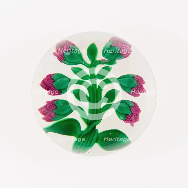 Paperweight, France, 19th century. Creator: Baccarat Glasshouse.