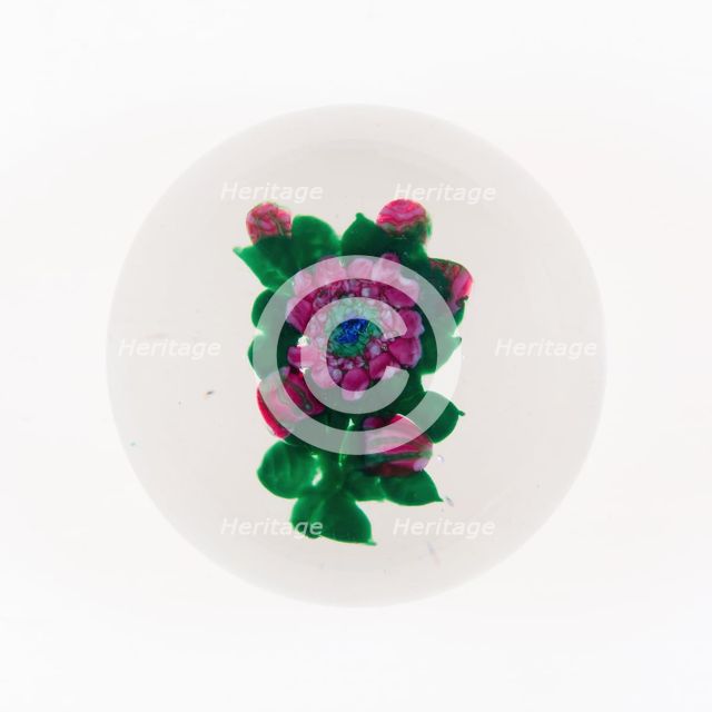 Paperweight, France, 19th century. Creator: Clichy Glassworks.
