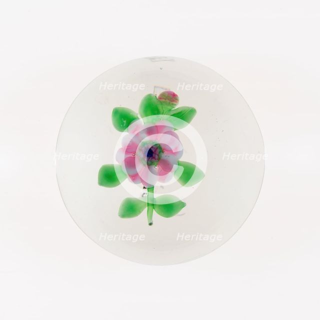 Paperweight, France, 19th century. Creator: Clichy Glassworks.