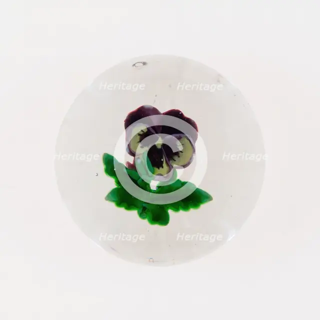 Paperweight, France, 19th century. Creator: Clichy Glassworks.
