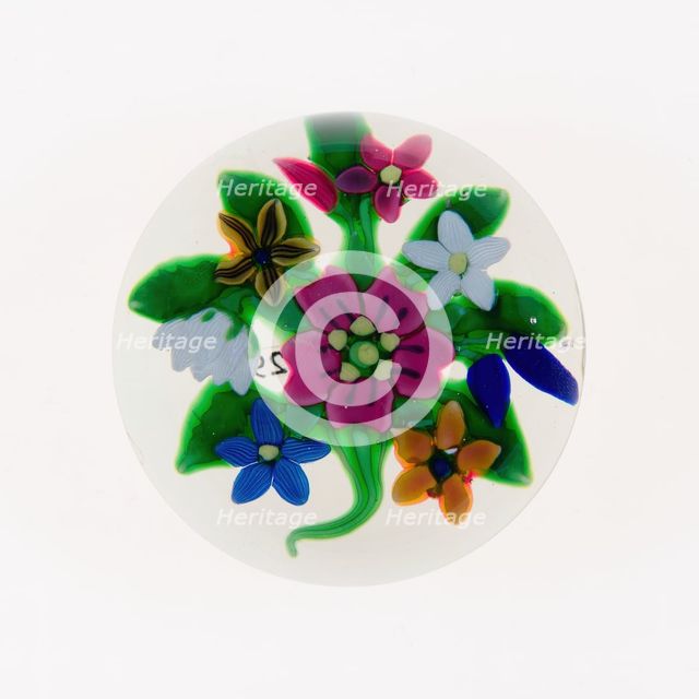 Paperweight, France, 19th century. Creator: Saint-Louis Glassworks.