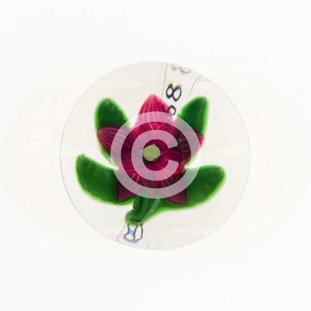 Paperweight, France, 19th century. Creator: Saint-Louis Glassworks.