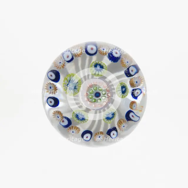 Paperweight, France, Mid 19th century. Creator: Baccarat Glasshouse.