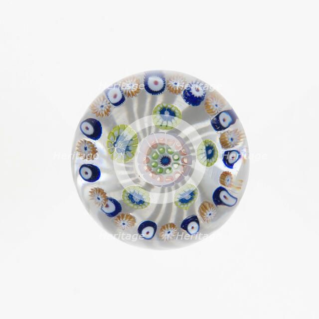 Paperweight, France, Mid 19th century. Creator: Baccarat Glasshouse.