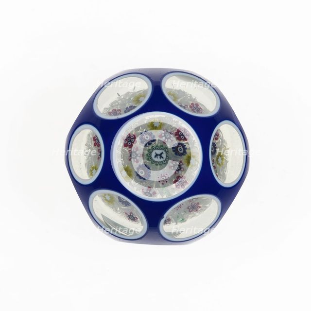 Paperweight, France, Mid 19th century. Creator: Saint-Louis Glassworks.