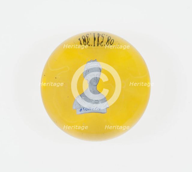 Paperweight, France, Mid 19th century. Creator: Saint-Louis Glassworks.