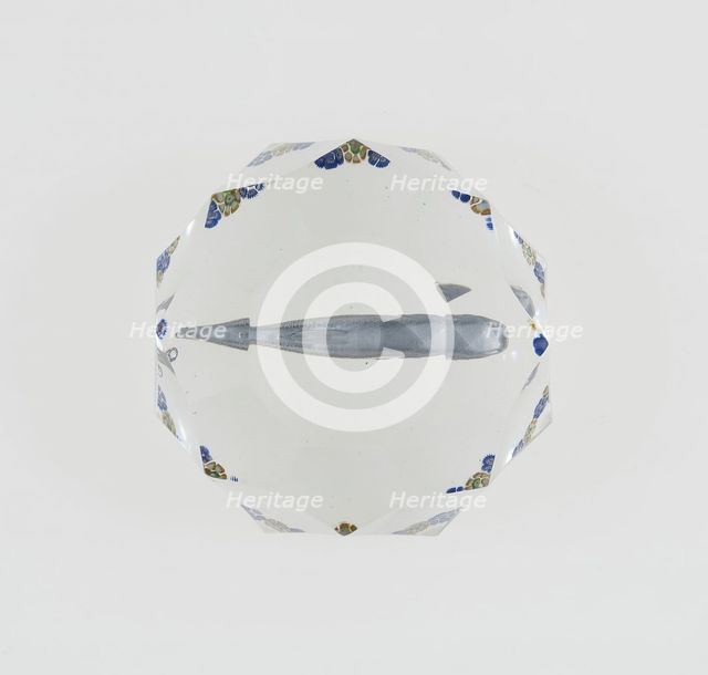 Paperweight, France, Mid 19th century. Creator: Saint-Louis Glassworks.