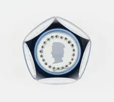 Paperweight, France, Mid 19th century. Creator: Saint-Louis Glassworks