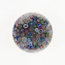 Paperweight, France, c. 1845/60. Creator: Baccarat Glasshouse