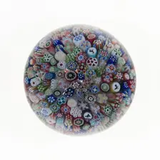 Paperweight, France, c. 1845/60. Creator: Baccarat Glasshouse