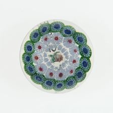 Paperweight, France, c. 1845/60. Creator: Baccarat Glasshouse