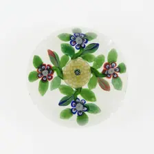 Paperweight, France, c. 1845/60. Creator: Baccarat Glasshouse
