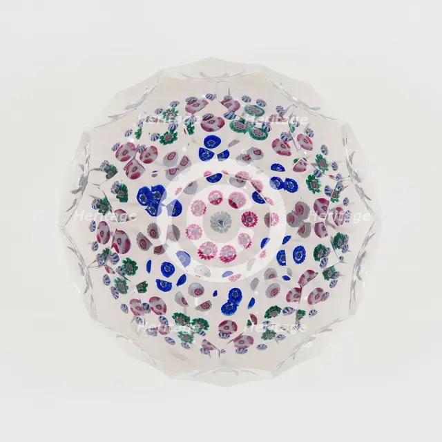 Paperweight, France, c. 1845/60. Creator: Clichy Glassworks.