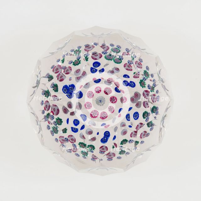 Paperweight, France, c. 1845/60. Creator: Clichy Glassworks.