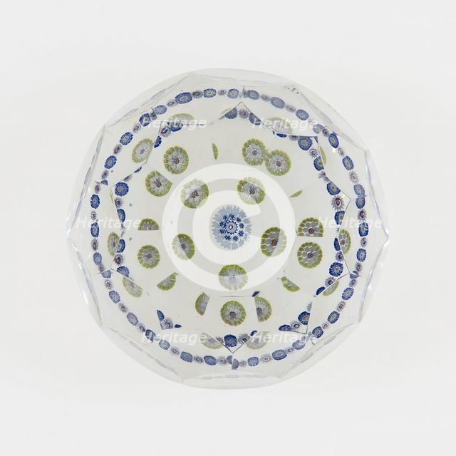 Paperweight, France, c. 1845/60. Creator: Clichy Glassworks.
