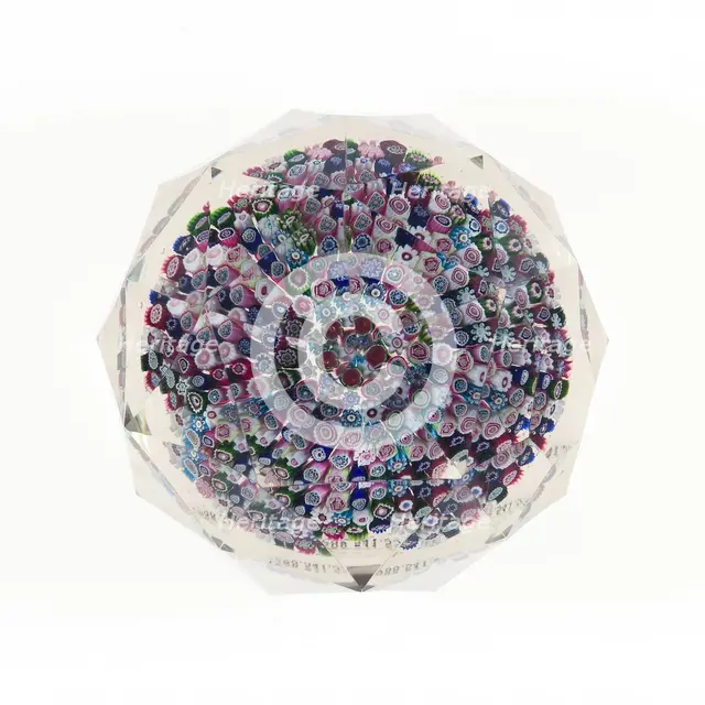 Paperweight, France, c. 1845/60. Creator: Clichy Glassworks.