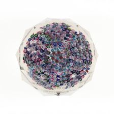 Paperweight, France, c. 1845/60. Creator: Clichy Glassworks
