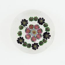 Paperweight, France, c. 1845/60. Creator: Clichy Glassworks